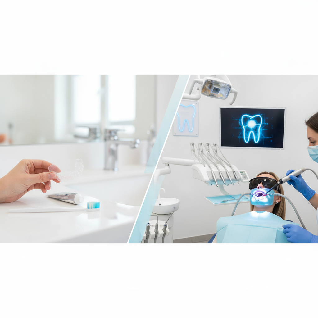 Clareamento Dental Caseiro ou no Consultório: Qual o Melhor em Goiânia?