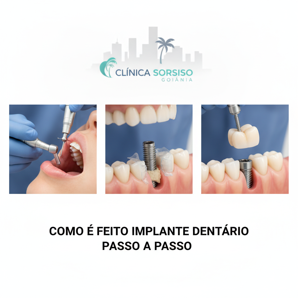 Como é Feito Implante Dentário Passo a Passo em Goiânia