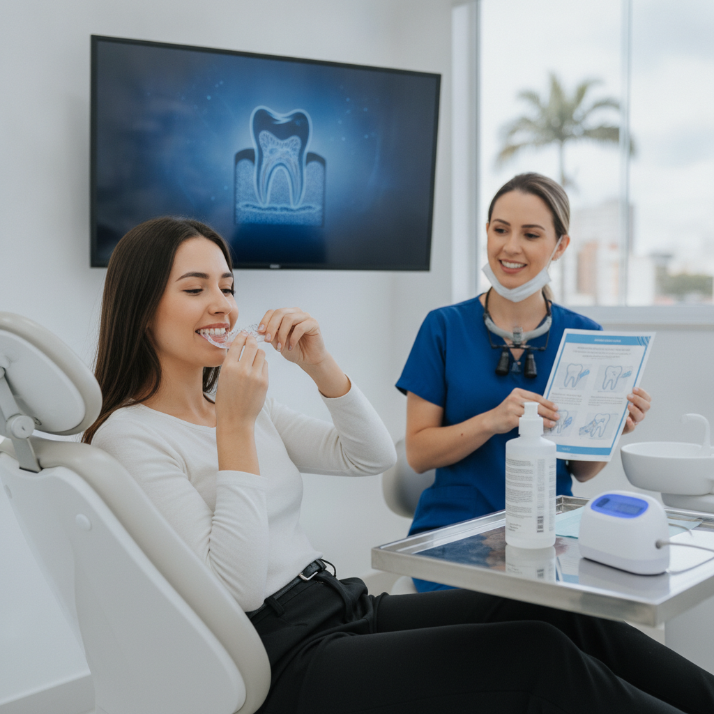 Como Funciona o Clareamento Dental Caseiro em Goiânia
