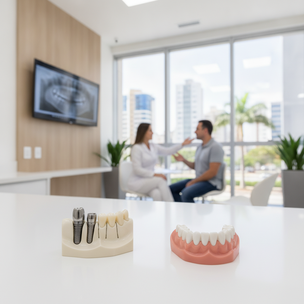Implante Dentário ou Prótese: Qual Escolher em Goiânia?